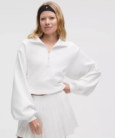 Lululemon Cotton Terry Tennis Half Zip