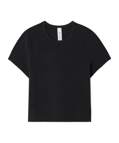 Lululemon Cotton-blend Jersey T-shirt In Black