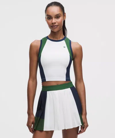 Lululemon Court Champ High-neck Tennis Tank Top In White