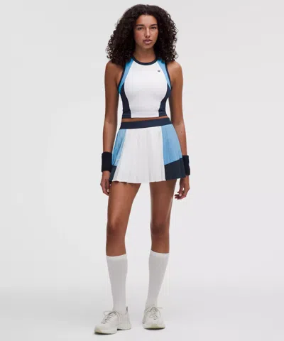 Lululemon Court Champ Pleated High-rise Tennis Skirt In Multi