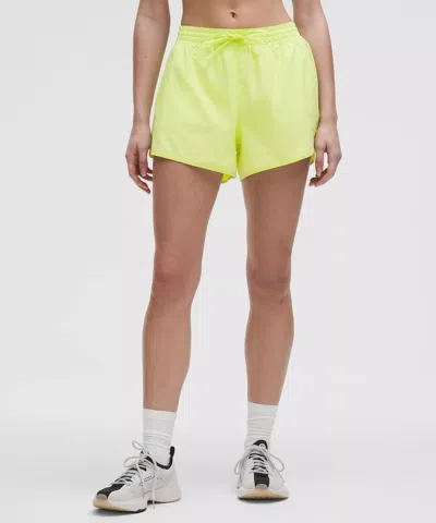 Lululemon Court Rival High-rise Short 3" Perforated In Green