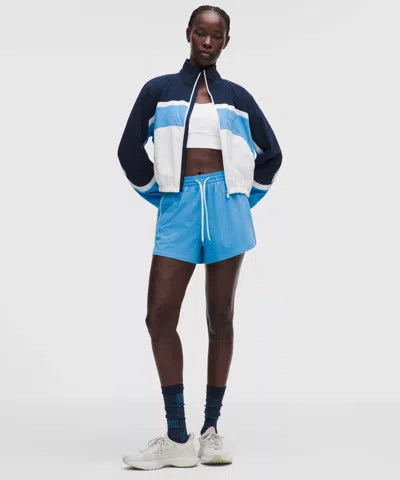 Lululemon Court Rival High-rise Short 3" In Blue