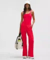 Lululemon Court Rival Mid-rise Wide-leg Track Pant In Red