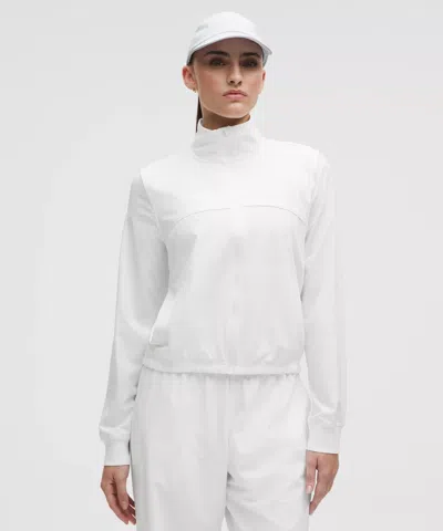 Lululemon Court Rival Tennis Track Jacket In Gray