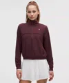 Lululemon Court Rival Tennis Track Jacket In Burgundy