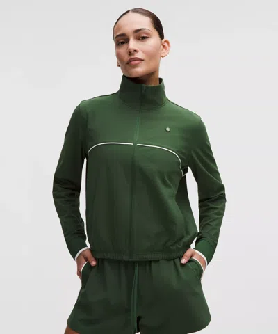 Lululemon Court Rival Tennis Track Jacket In Green