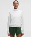 Lululemon Court Rival Tennis Track Jacket In White