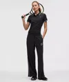 Lululemon Court Rival Wide-leg Tennis Track Pant In Black