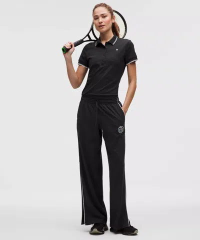 Lululemon Court Rival Wide-leg Tennis Track Pant In Black