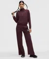 Lululemon Court Rival Wide-leg Tennis Track Pant In Burgundy