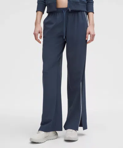 Lululemon Court Rival Wide-leg Track Pants Regular In Blue