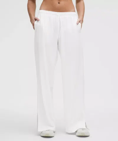 Lululemon Court Rival Wide-leg Track Pants Regular In White