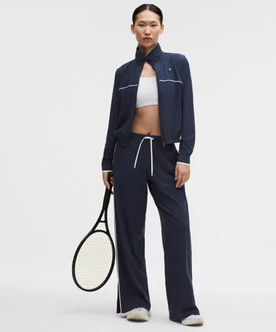 Lululemon Court Rival Wide-leg Track Pant In Blue