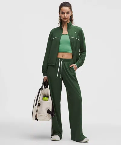 Lululemon Court Rival Wide-leg Track Pant In Green