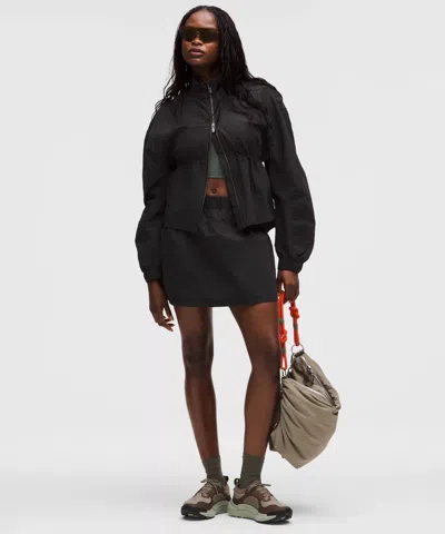 Lululemon Crinkle Nylon High-rise Mini Skirt