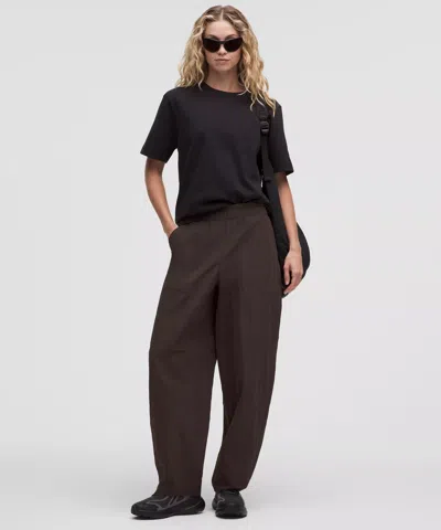 Lululemon Crinkle Nylon Mid-rise Barrel-leg Pant
