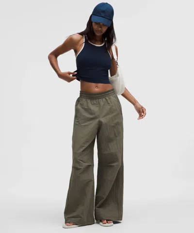 Lululemon Crinkle Nylon Relaxed Parachute Pant