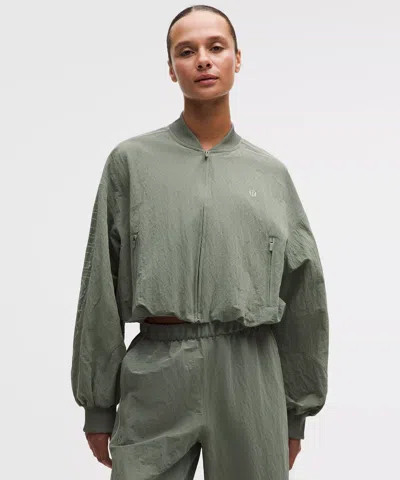 Lululemon Crinkle Nylon Track Jacket