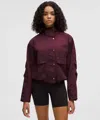 Lululemon Cropped Utility Windbreaker In Purple