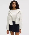 Lululemon Cropped Utility Windbreaker In White