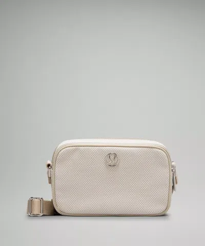 Lululemon Crossbody Camera Bag 2l Canvas In Neutral