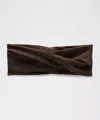 Lululemon Crossover Headband In Brown