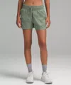 Lululemon Dance Studio High-rise Shorts 3.5" In Green