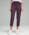 Lululemon Dance Studio Mid-rise Cropped Pants In Burgundy