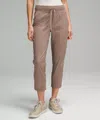 Lululemon Dance Studio Mid-rise Cropped Pants In Brown