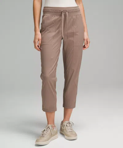 Lululemon Dance Studio Mid-rise Cropped Pants In Brown