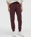 Lululemon Dance Studio Mid-rise Joggers Full Length In Burgundy