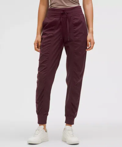Lululemon Dance Studio Mid-rise Joggers Full Length In Burgundy