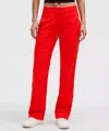 Lululemon Dance Studio Mid-rise Pant Regular In Red