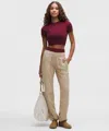 Lululemon Dance Studio Mid-rise Pant In Brown