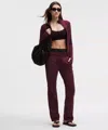 Lululemon Dance Studio Mid-rise Pant In Burgundy