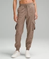 Lululemon Dance Studio Relaxed-fit Mid-rise Cargo Joggers In Neutral