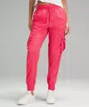 Lululemon Dance Studio Relaxed-fit Mid-rise Cargo Joggers In Pink