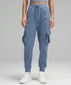 Lululemon Dance Studio Relaxed-fit Mid-rise Cargo Joggers In Blue