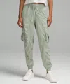 Lululemon Dance Studio Relaxed-fit Mid-rise Cargo Joggers In Green