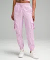 Lululemon Dance Studio Relaxed-fit Mid-rise Cargo Joggers In Pink