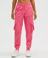 Lululemon Dance Studio Relaxed-fit Mid-rise Cargo Joggers In Pink