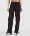 Lululemon Dance Studio Relaxed-fit Mid Rise Cargo Pant In Black In Black