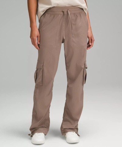 Lululemon Dance Studio Relaxed-fit Mid-rise Cargo Pants In Brown