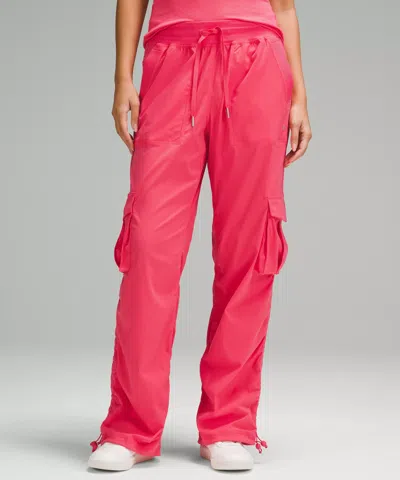Lululemon Dance Studio Relaxed-fit Mid-rise Cargo Pants In Pink