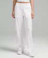 Lululemon Dance Studio Relaxed-fit Mid-rise Cargo Pants In White