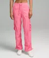 Lululemon Dance Studio Relaxed-fit Mid-rise Cargo Pant In Pink