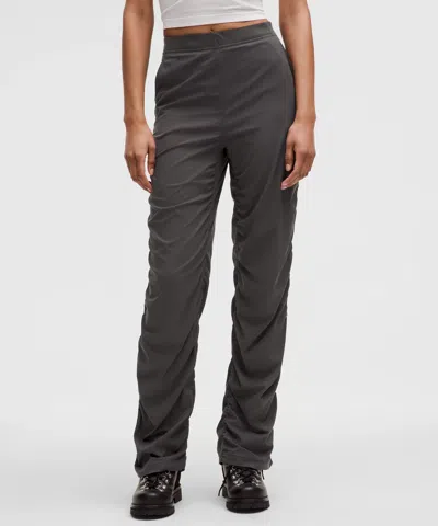 Lululemon Dance Studio Slim-fit High-rise Flared Pants In Gray