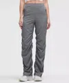 Lululemon Dance Studio Slim-fit High-rise Flared Pants In Gray