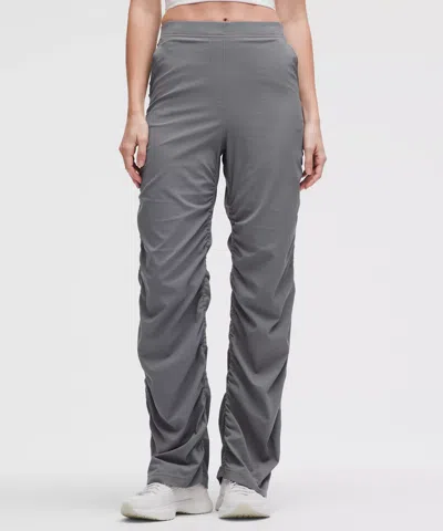 Lululemon Dance Studio Slim-fit High-rise Flared Pants In Gray
