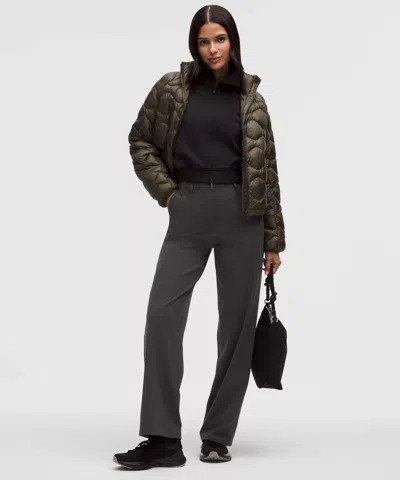 Lululemon Daydrift High-rise Straight-leg Trouser In Gray